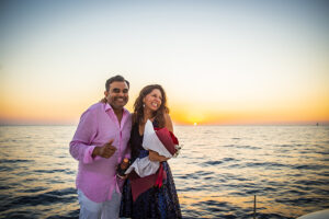 catamaran Santorini private cruise