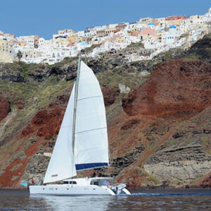 Santorini catamaran day trip