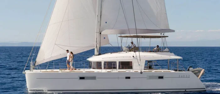 Catamaran Santorini day trip