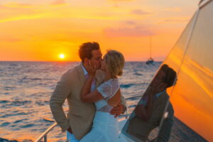 Catamaran Santorini day trip