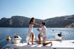 Santorini morning boat trip